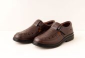 Leather sandals for men