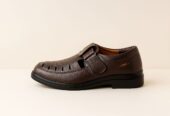 Leather sandals for men