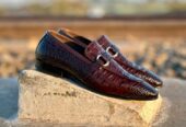 Loafer shoes crocodile leather men’s