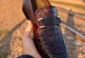 Loafer shoes crocodile leather men’s