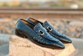 Loafer shoes crocodile leather men’s