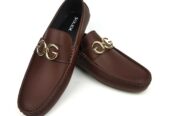 Loafer leather make driving moc mens