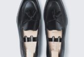 classic tassel loafer made in black mens