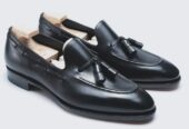 classic tassel loafer made in black mens