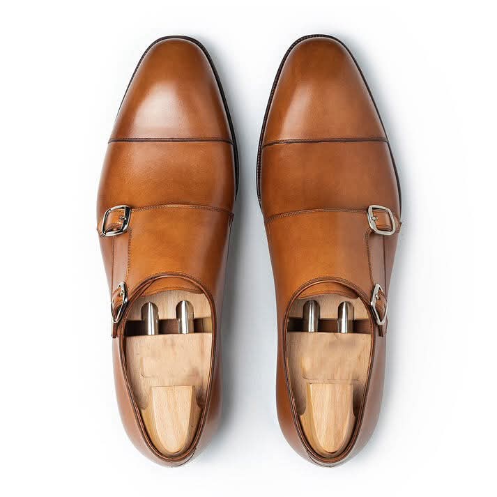 Double monk strap mens dress