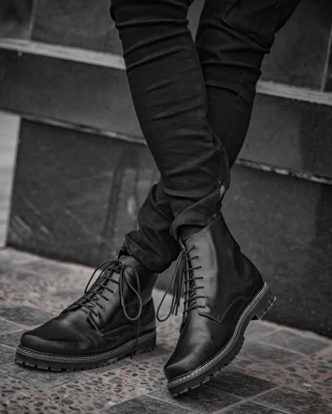 THE BLACK WADERS mens womens ankle height boots