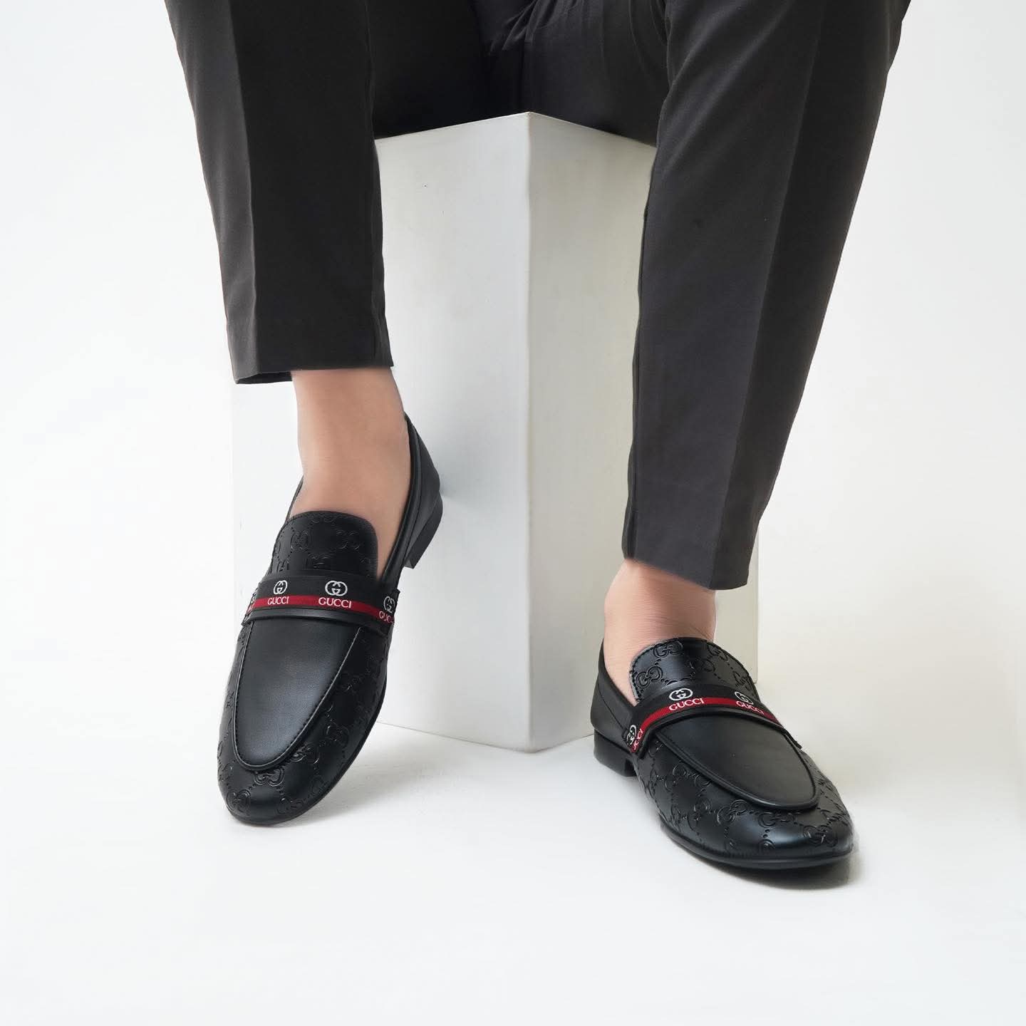 Gucci Loafers shoes upper leather mens