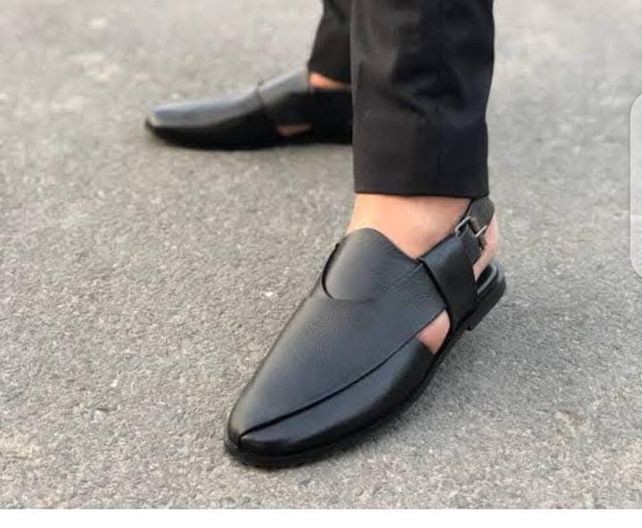 Traditional peshawari chappal pure Leather Handmade mens