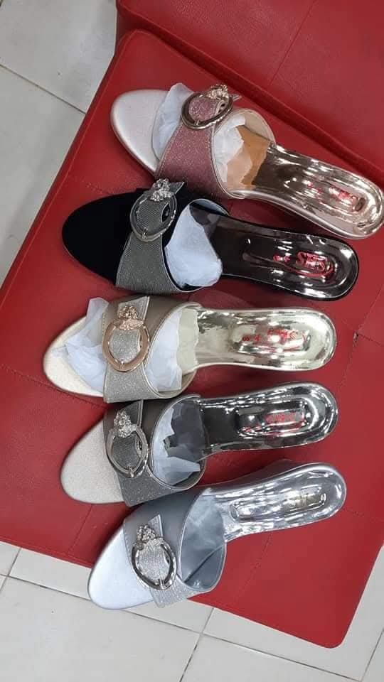 Fancy heel ladies womens