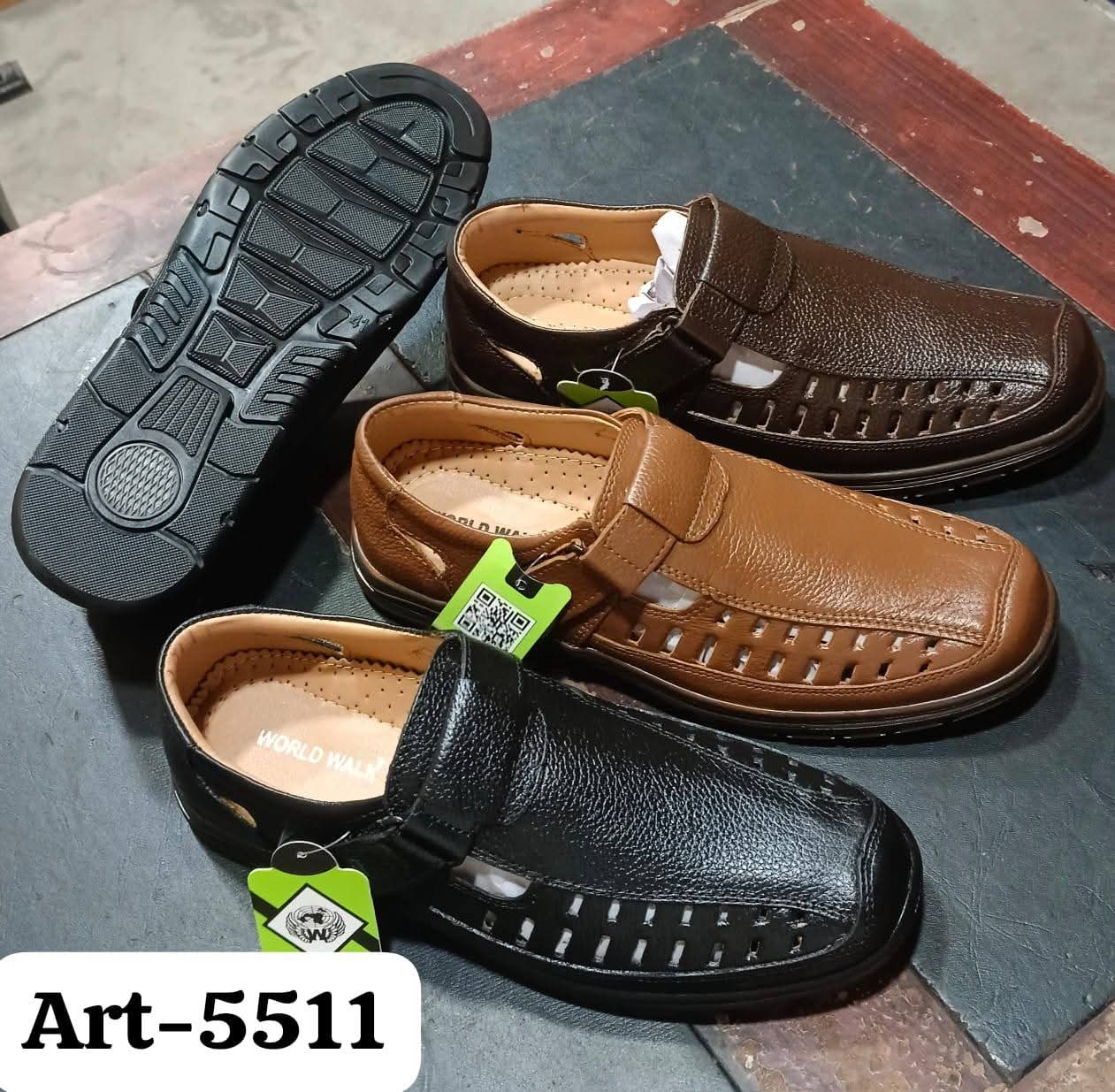 Roman sandal rubber sole upper leather mens