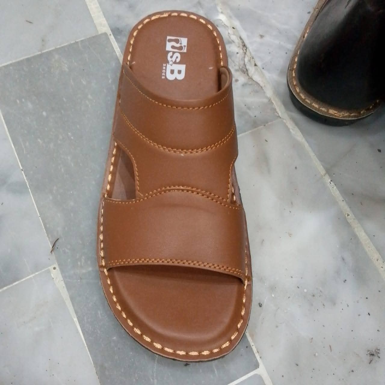 Men’s slippers pu soles