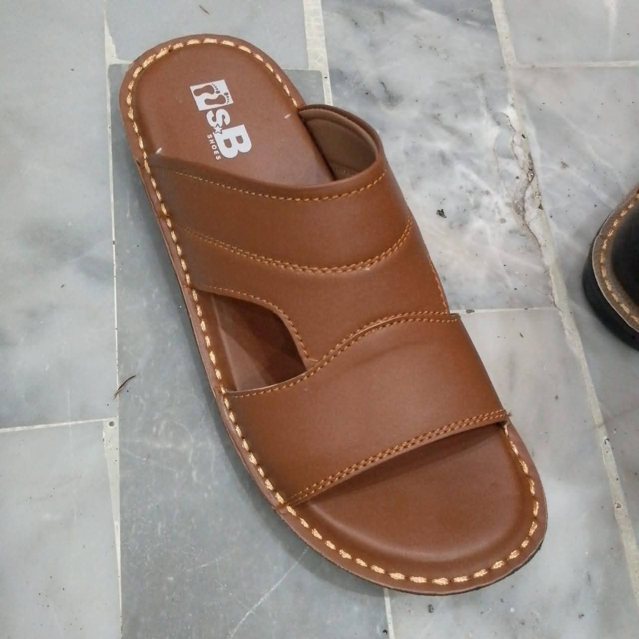 Men’s slippers pu soles