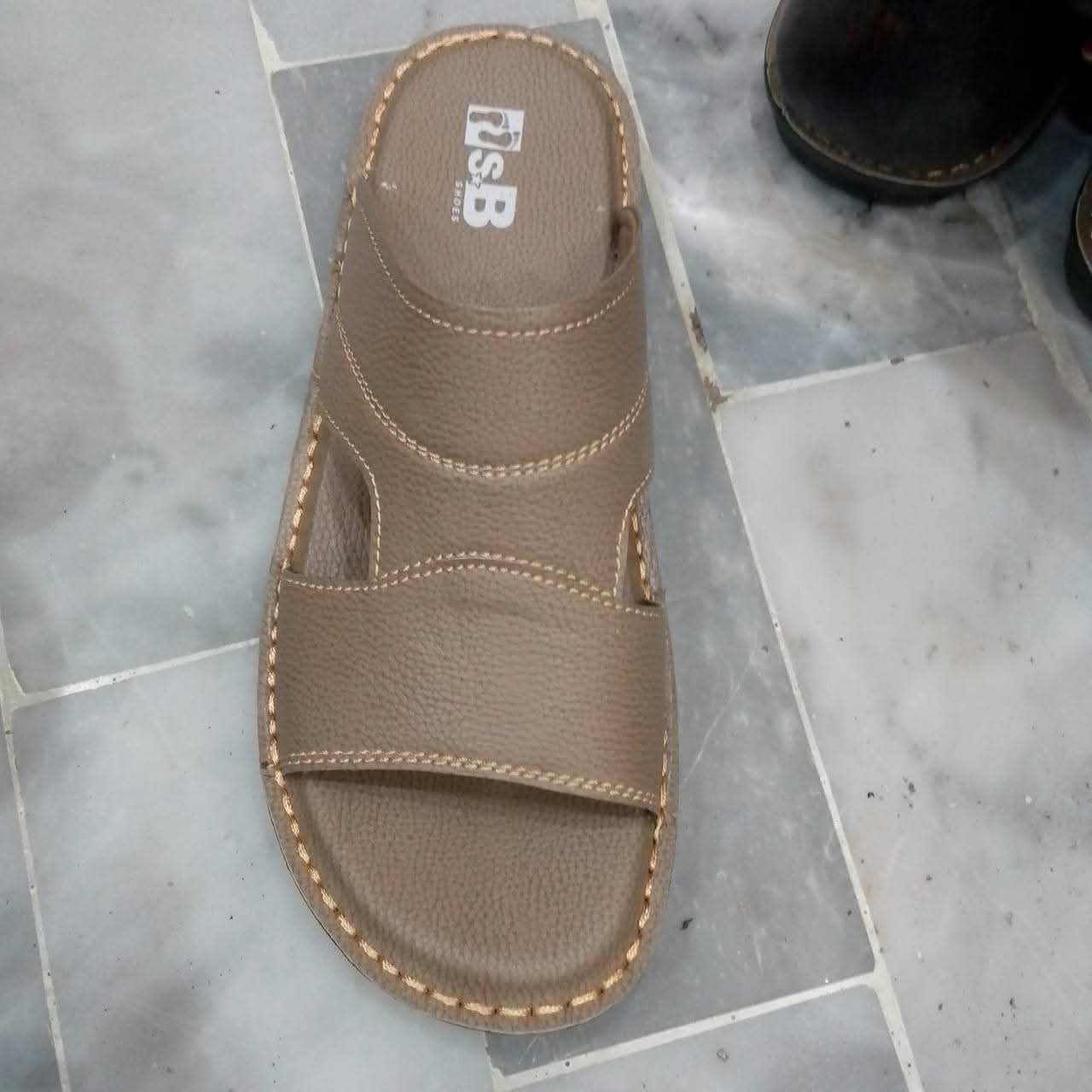 Men’s slippers pu soles