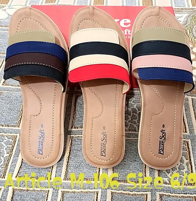 Ladies flat slippers womens