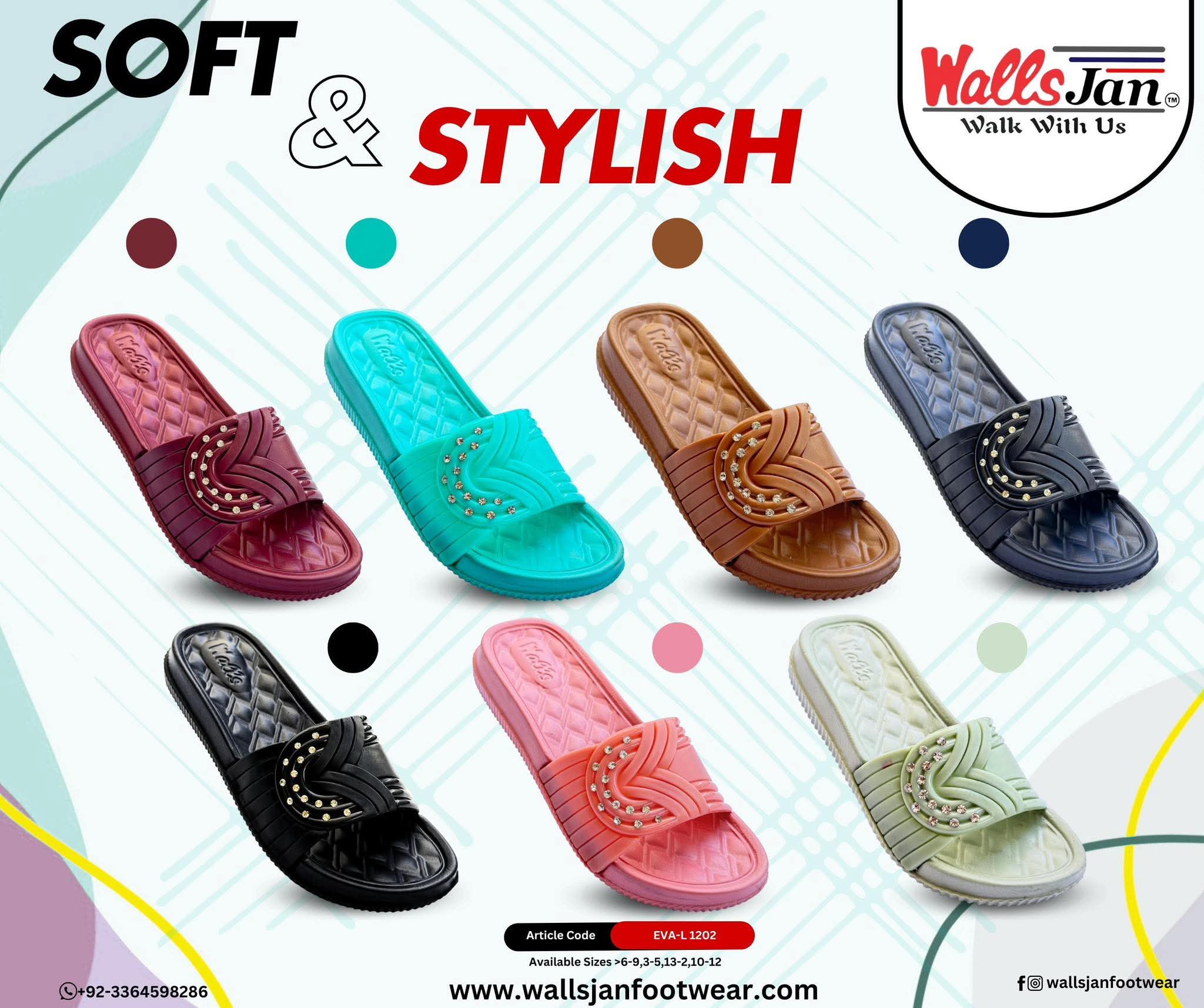 Article# EVA-L 1202 women’s slippers