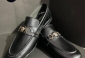 Synthetic leather loafer shoes mens