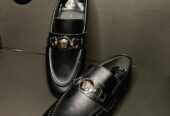 Synthetic leather loafer shoes mens
