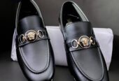 Synthetic leather loafer shoes mens
