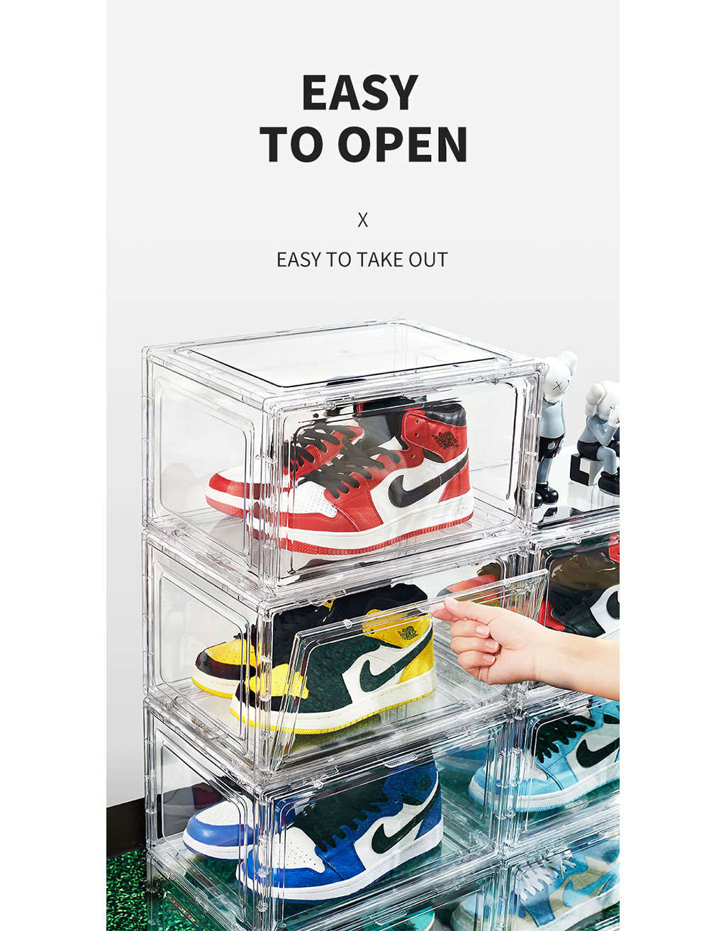 STACK’EM SKARE CRATES | SHOE CRATES (SIDE DROP)