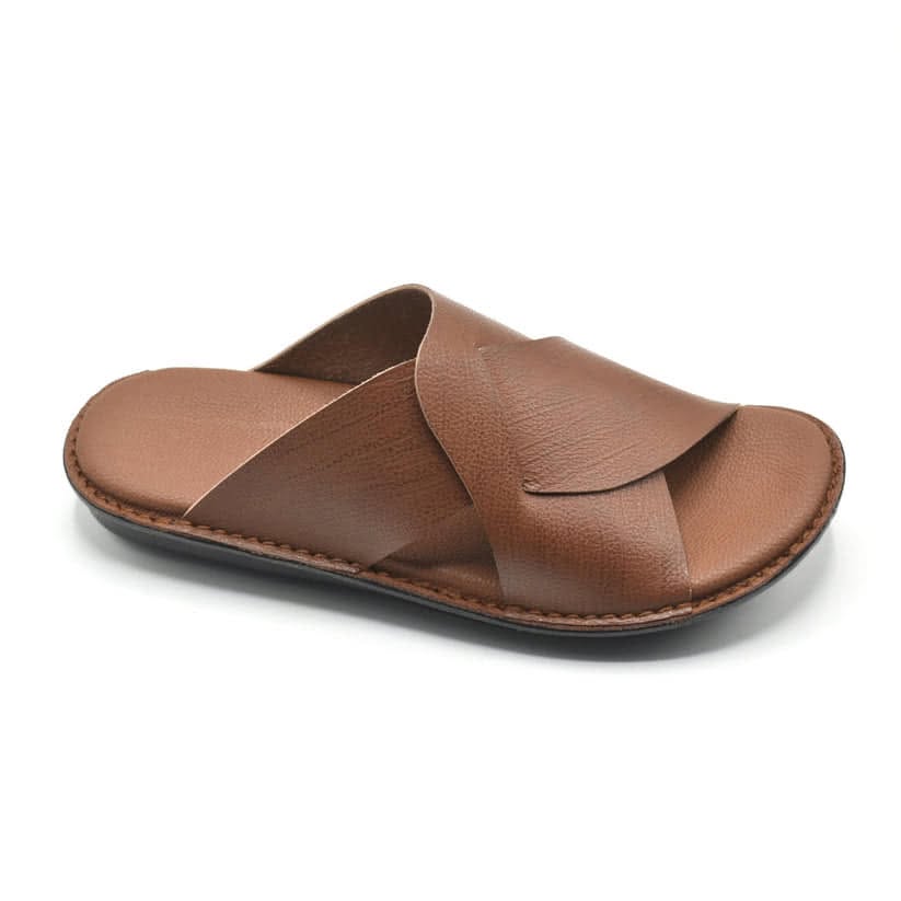 chappal leather make mens