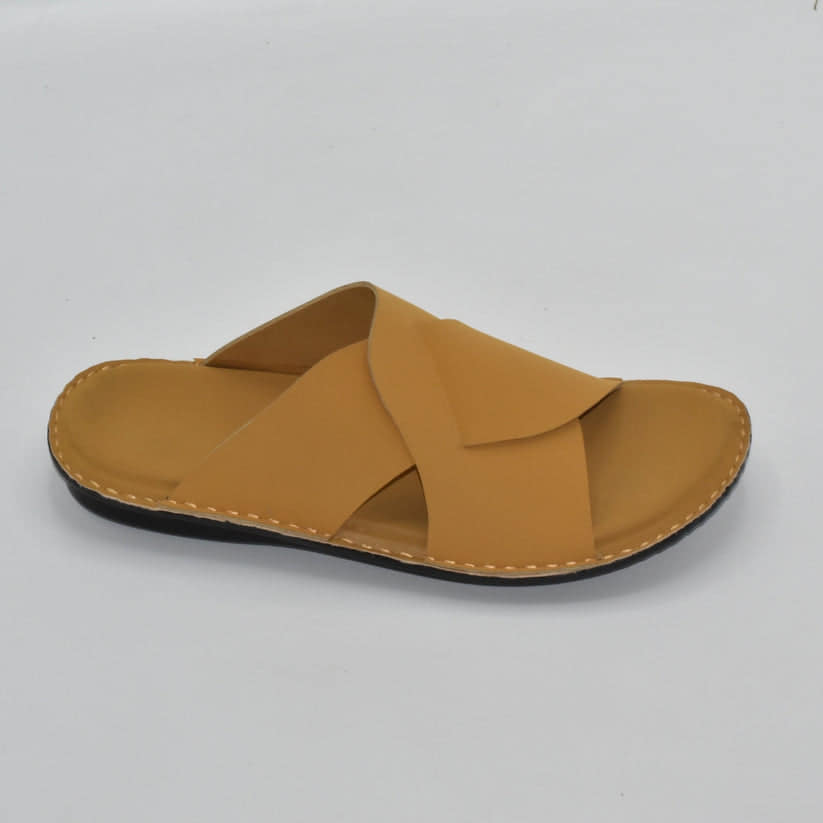 chappal leather make mens