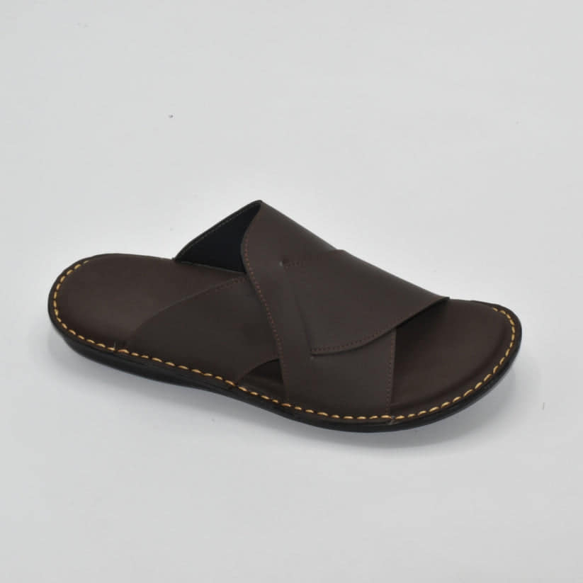 chappal leather make mens