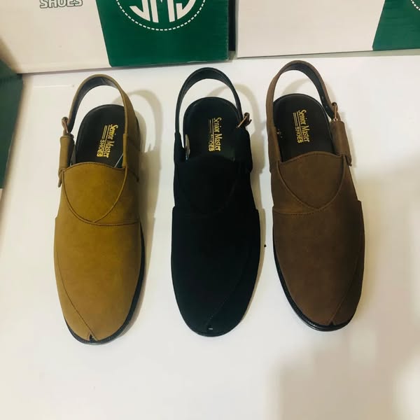 suede mens leather chappal 1593