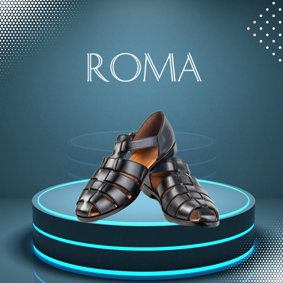the Roma shoe lineup sandal mens
