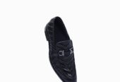 Coccodrillo-Black loafers shoes for men`s
