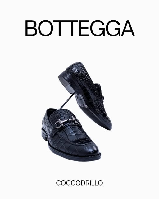 Coccodrillo-Black loafers shoes for men`s