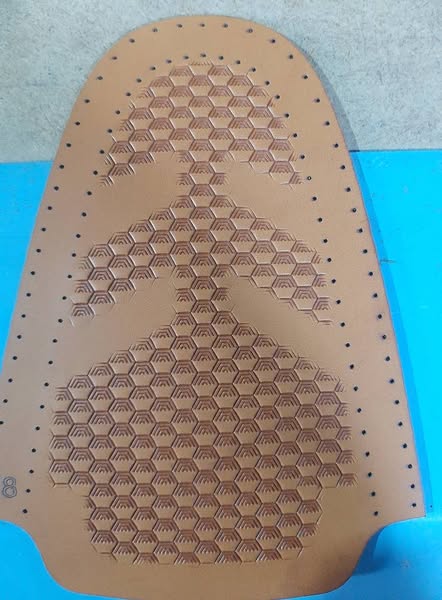 Shoe embossing dye available