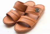 leathers slippers causal Men`s