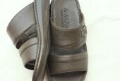 leathers slippers causal Men`s