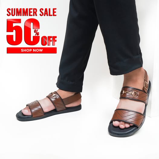 Pure Leather Handmade Stitched Sandal – 1532 mens