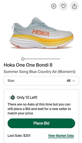 Mens joggers sports Brand ORIGINAL Hoka (Bondi 8)