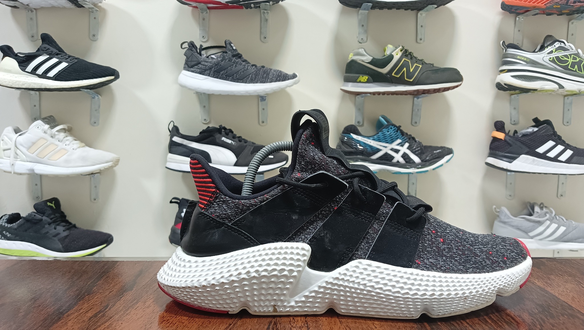 Adidas Originals Prophere Black White Solar Red Sneaker Mens joggers