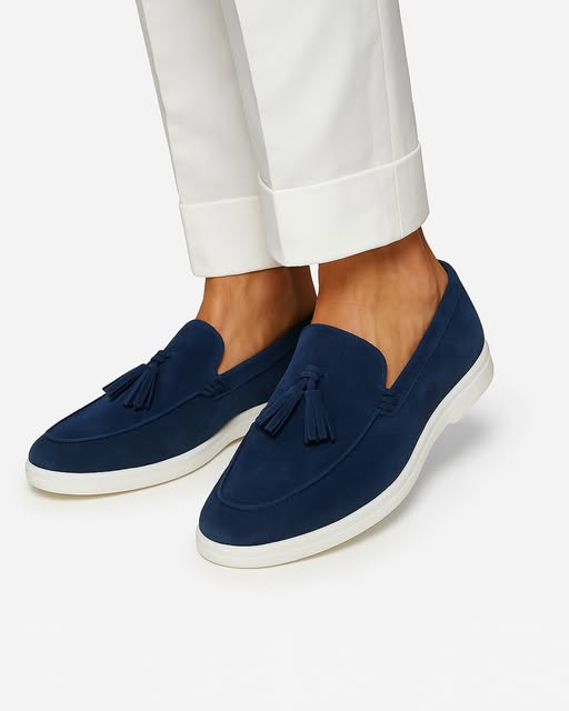 Suede, style, loafers shoes mens