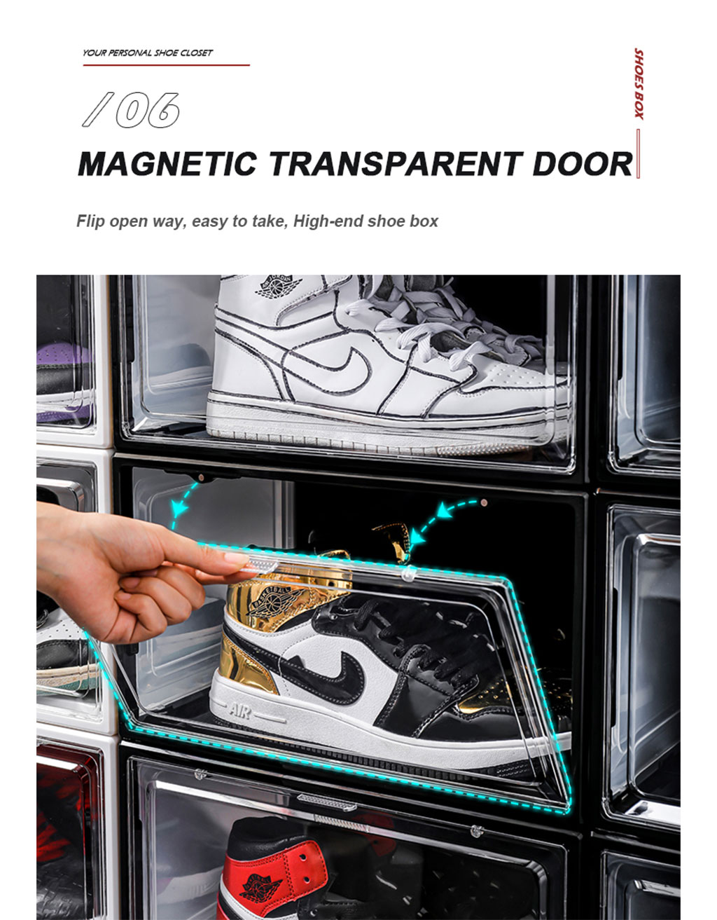 STACK’EM SKARE CRATES | SHOE CRATES (SIDE DROP)