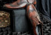 Brown Brogue mens dress