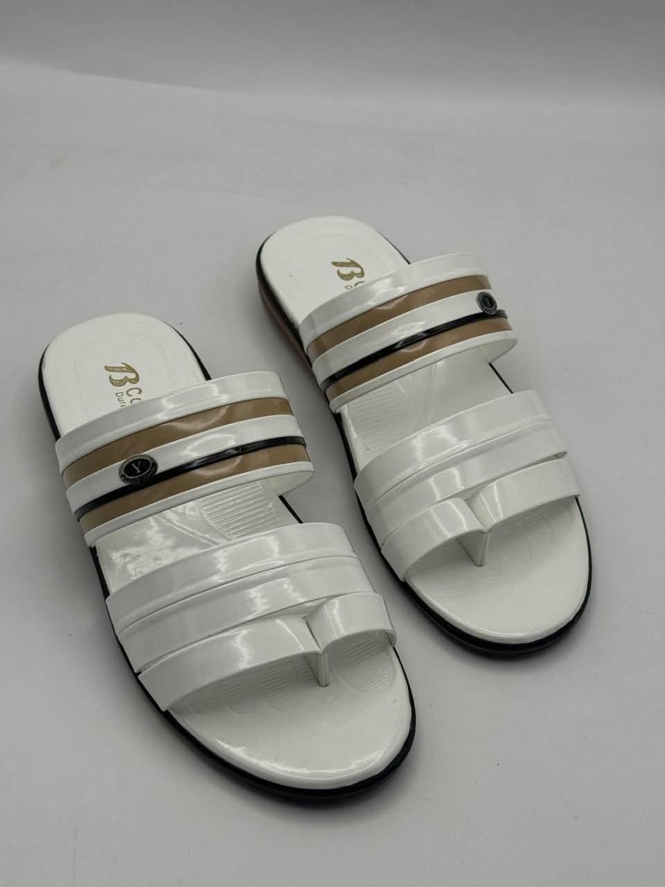 Shine with every step – Patent Slippers that impress 🌟✨mens