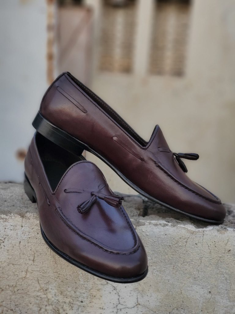 SZ-BN-801 Brown mens casual loafers