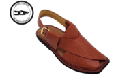 Premium Smart Zalmi Dotted Brown Mate/Mustard (Burgundy)/Dotted Black mens chappal