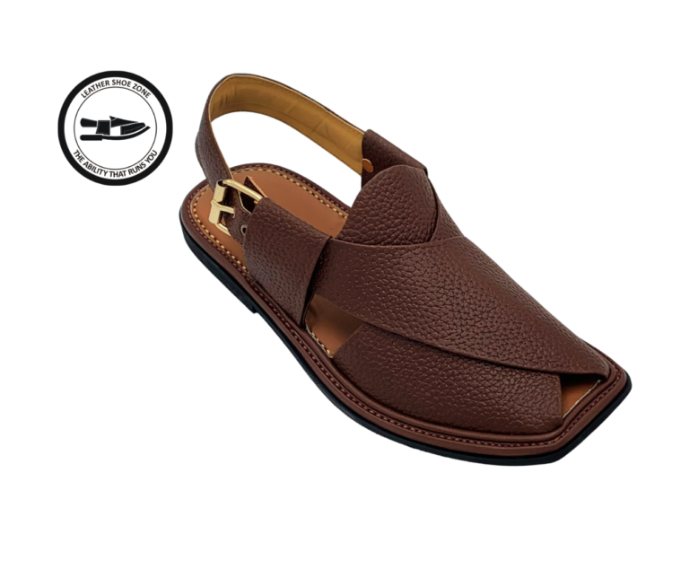 Premium Smart Zalmi Dotted Brown Mate/Mustard (Burgundy)/Dotted Black mens chappal