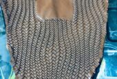 LEATHER INTERLACING AND WEAVING SHOES COMPONENTS / PANELS