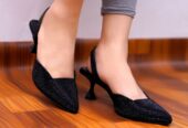 Black Crimson Dazzle Heels – Where Elegance Meets Comfort! Womens heel