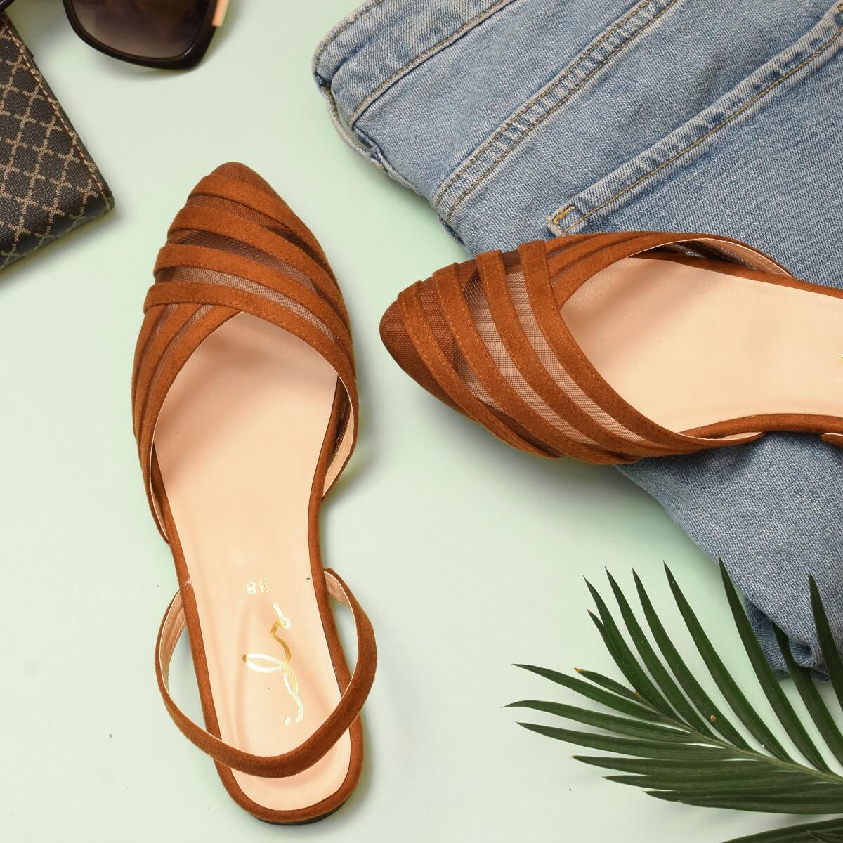 Petal Net Flat Sandal women’s