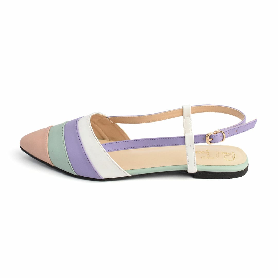 Rainbow Pointed Mule ladies women’s