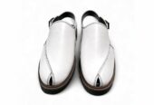 Premium Quality White Peshawri chappal men’s