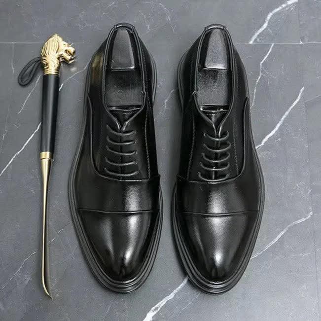 Formal Leather Oxford Cap-Toes men’s