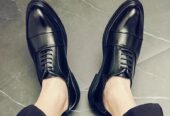Formal Leather Oxford Cap-Toes men’s